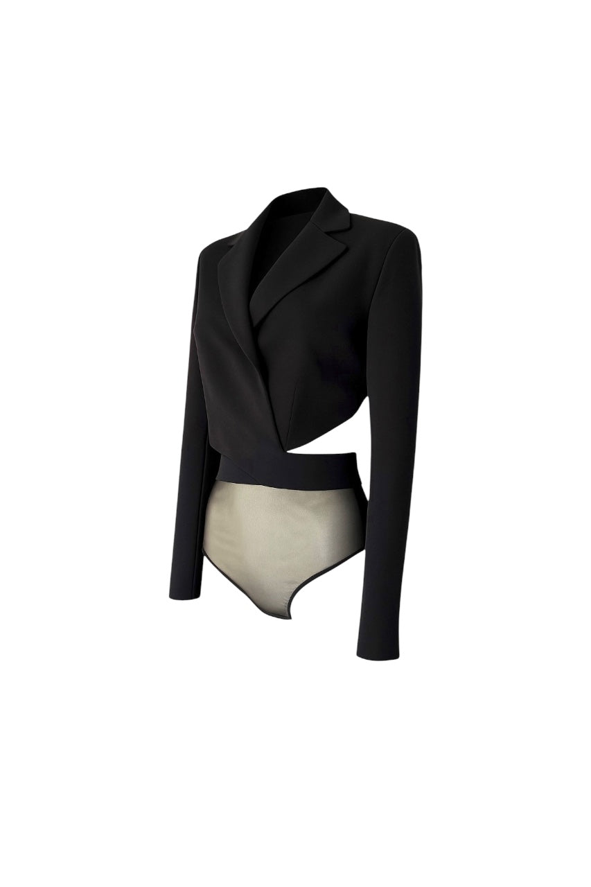 Martina Bodysuit Blazer Crop