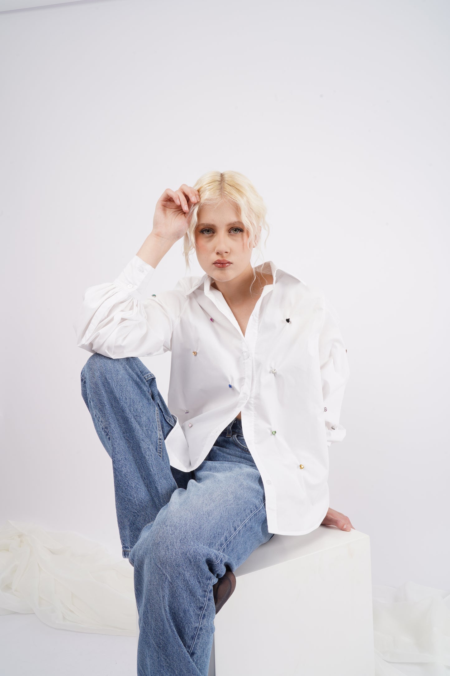 Corazón Sagrado - Camisa Blanca