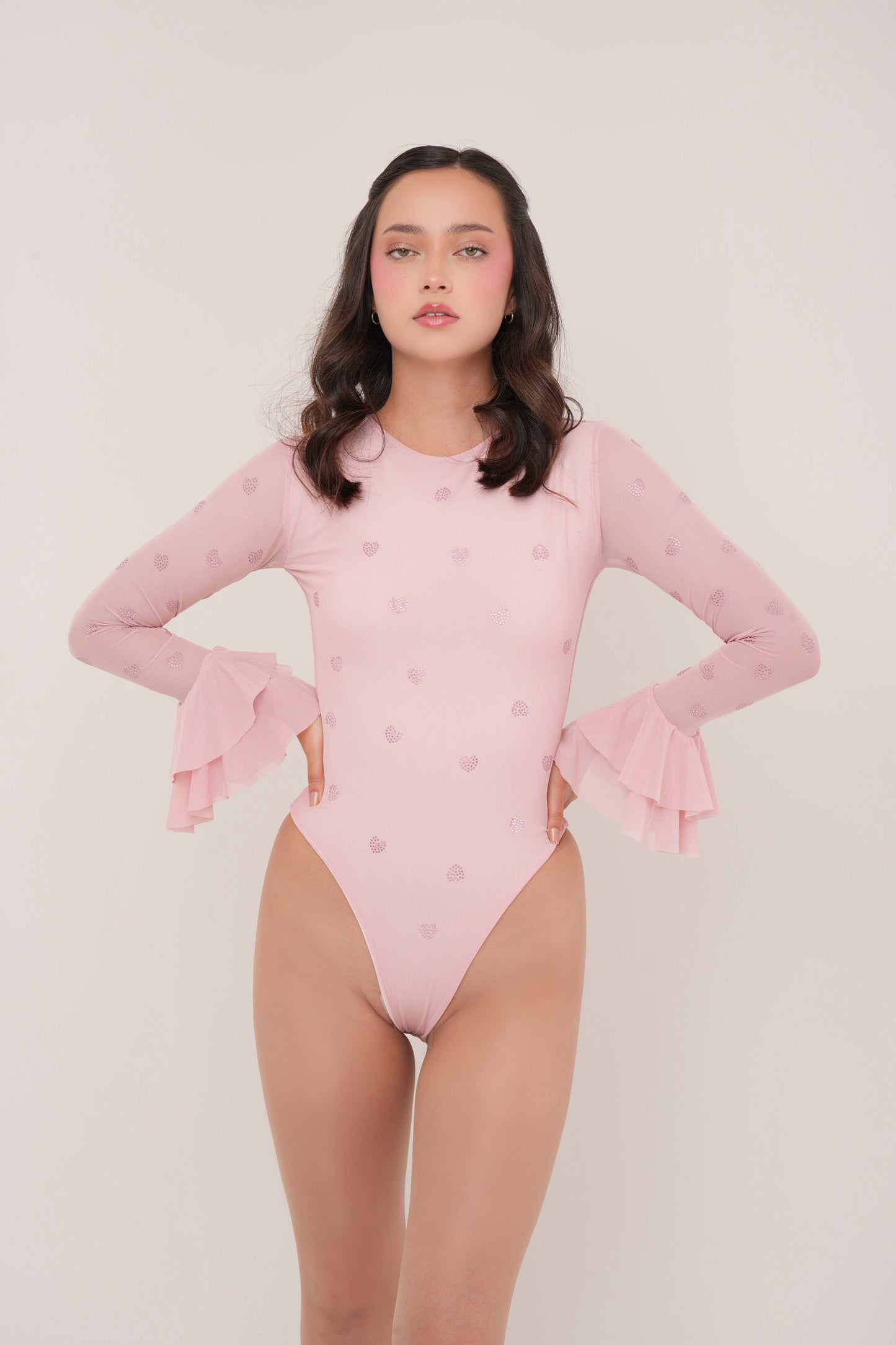 Aurora Bodysuit Baby Pink