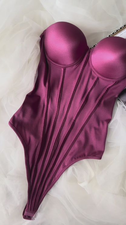 Ivanna Bodysuit Mulberry