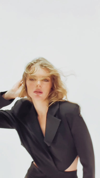 Martina Bodysuit Blazer Crop